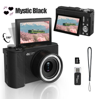 Lonovos 4K Y2K Flip Screen Vlogging Camera