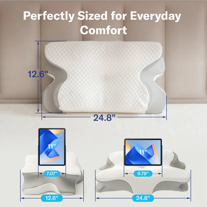 Lonovos Ergonomic Cervical Memory Foam Pillow