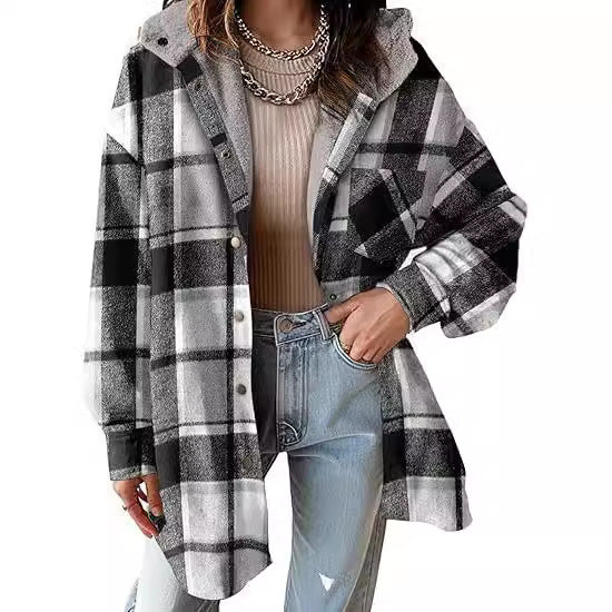 Plaid Flannel Autumn Jacket