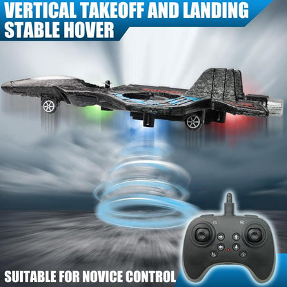 RC Stunt Fighter Jet – 360° Flips & LED Lights ✈️