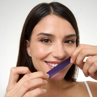 Purple Teeth Whitening Strips – Enamel Safe, Peroxide-Free