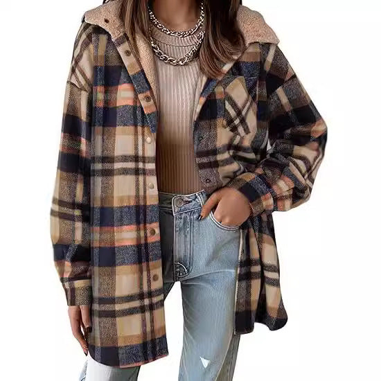 Plaid Flannel Autumn Jacket