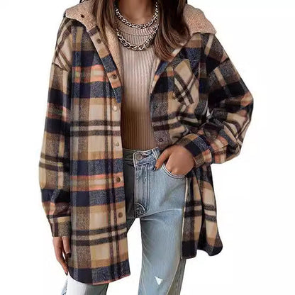 Plaid Flannel Autumn Jacket