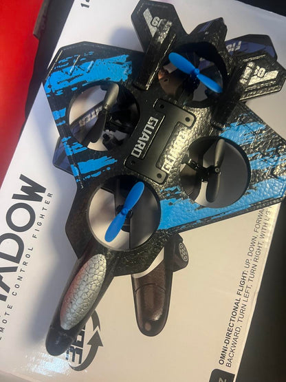 RC Stunt Fighter Jet – 360° Flips & LED Lights ✈️