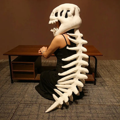 DinoBones™ – Premium Dinosaur Skeleton Plush Headpiece