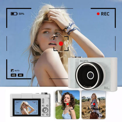 Lonovos 4K Y2K Flip Screen Vlogging Camera