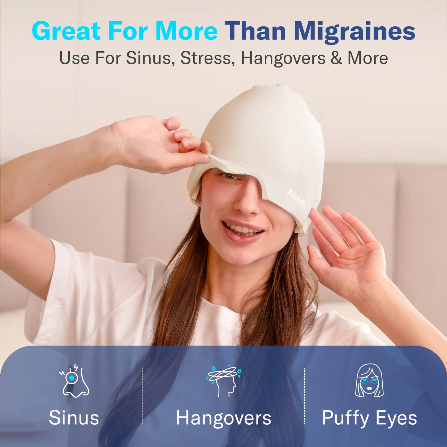 Lonovos Migraine Relief Hot & Cold Gel Cap