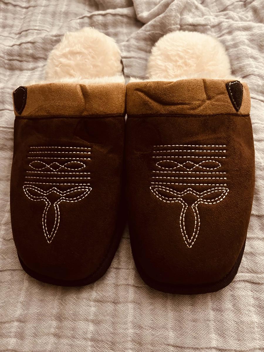 Lonovos™ Cowboy Cozy Slippers