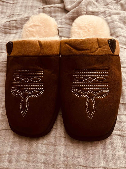 Lonovos™ Cowboy Cozy Slippers