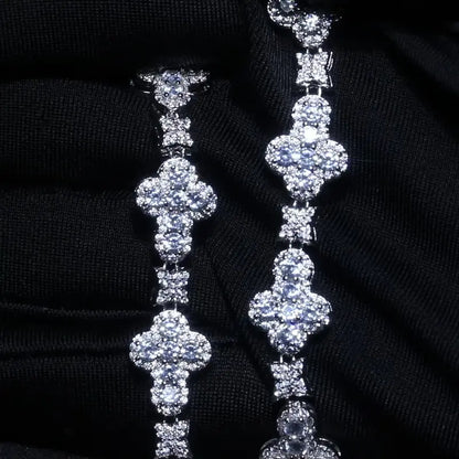 Lonovos ICE HUE 18K Gold Vacuum Plated Bracelet & Necklace Set