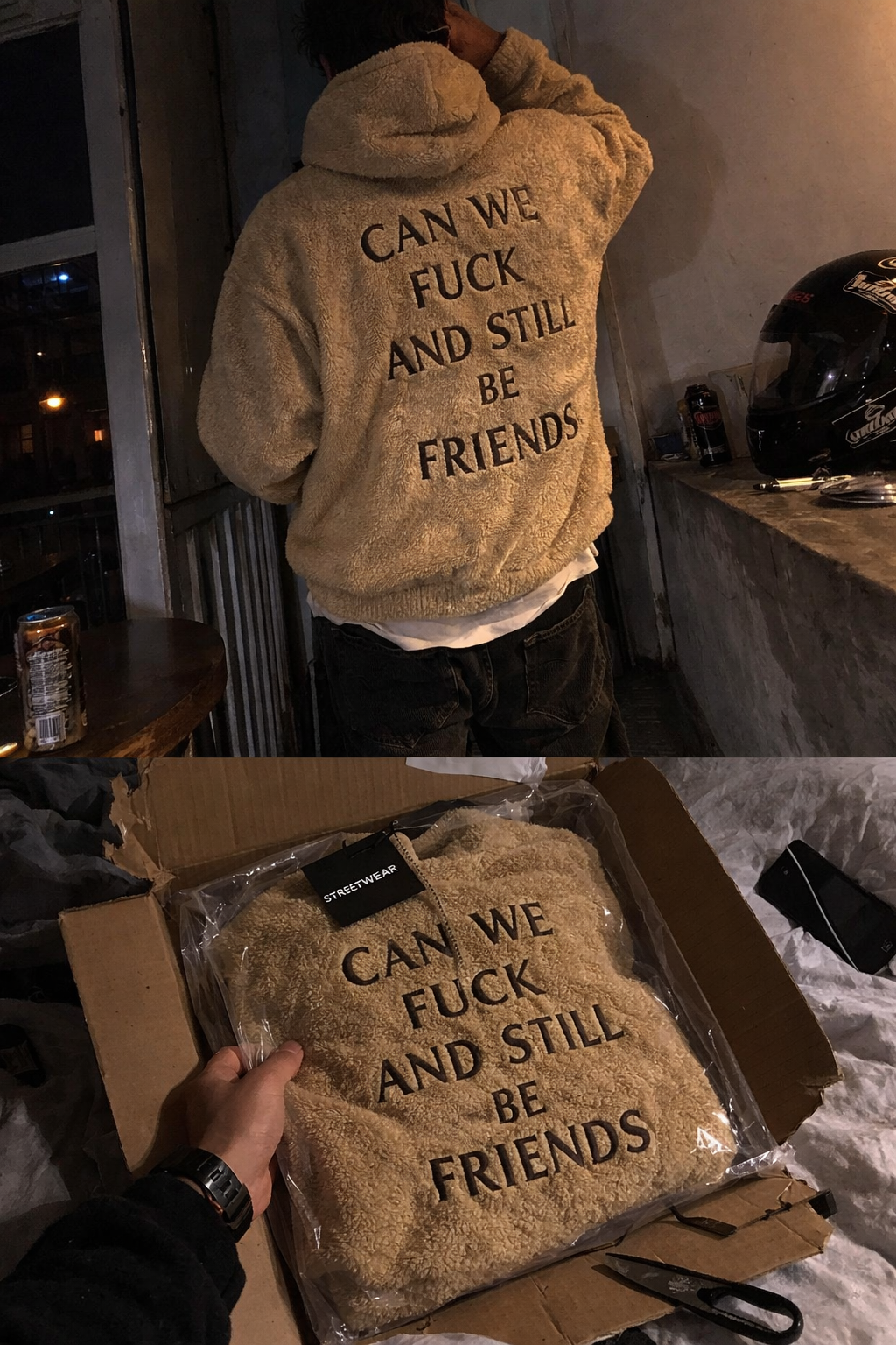 Can We Still Be Friends Sherpa Hoodie