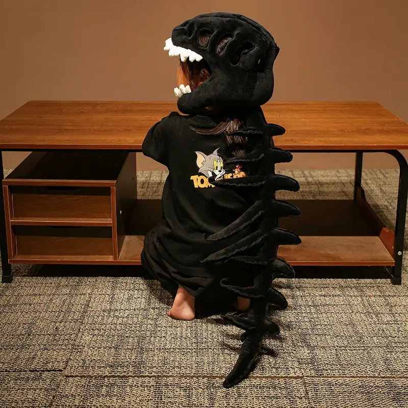 DinoBones™ – Premium Dinosaur Skeleton Plush Headpiece