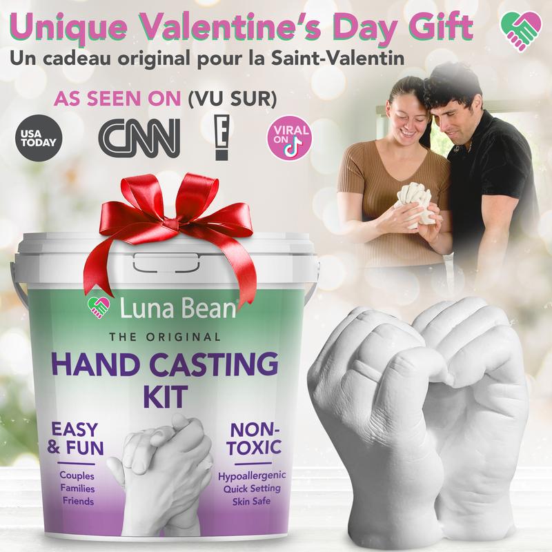Luna Bean Hand Casting Kit – Create Memories Together 🤍