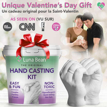 Luna Bean Hand Casting Kit – Create Memories Together 🤍