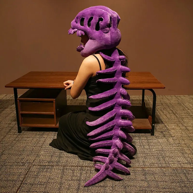 DinoBones™ – Premium Dinosaur Skeleton Plush Headpiece
