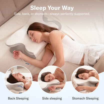 Lonovos Ergonomic Cervical Memory Foam Pillow