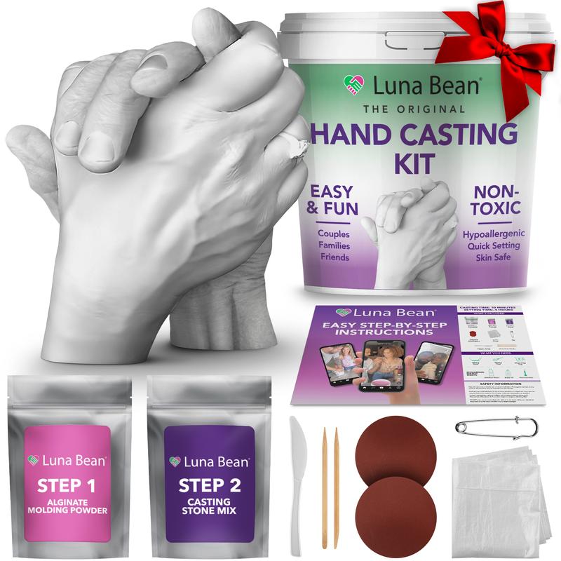 Luna Bean Hand Casting Kit – Create Memories Together 🤍