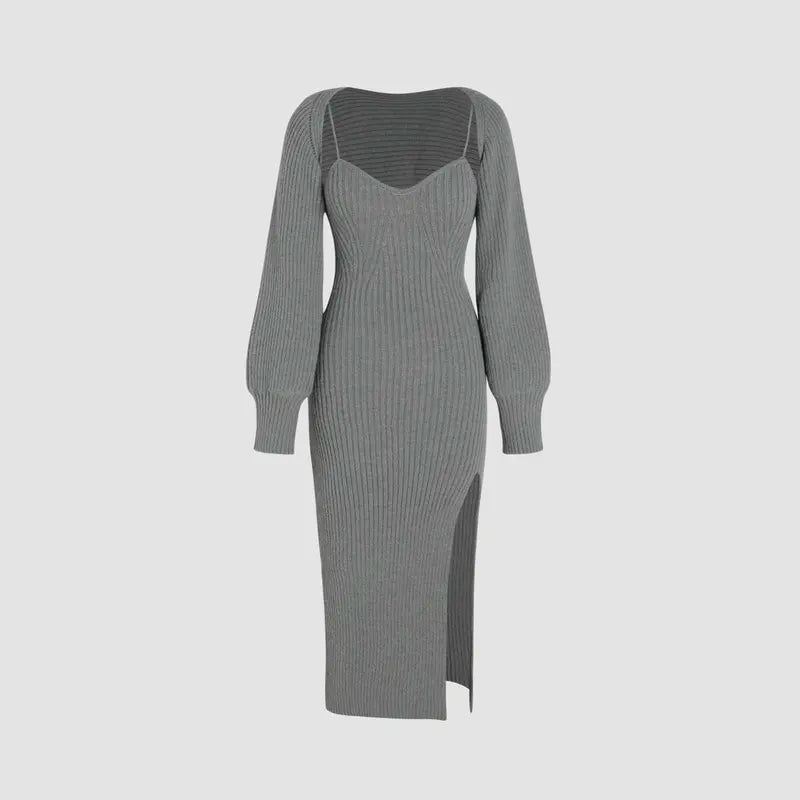 Lonovos™ WinterMuse Sweater Dress Set