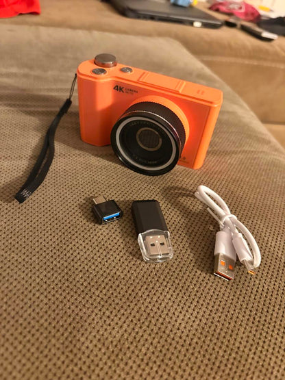 Lonovos 4K Y2K Flip Screen Vlogging Camera
